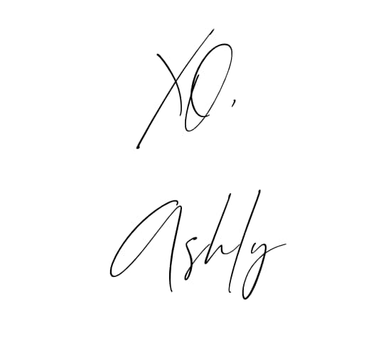 Ashly's signature